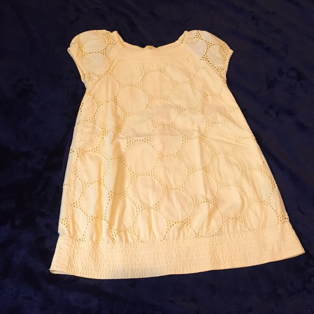 Yellow circle dress